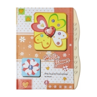 Записная книжка подарочная на замке, А6+, 48 листов, линия "Цветы", МИКС Записная книжка подарочная на замке, А6+, 48 листов, линия "Цветы", МИКС