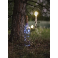 Гирлянда «Нить» 1 м роса с пробкой, IP20, серебристая нить, 10 LED, батарейки LR44х3 (в комплекте), свечение белое Гирлянда «Нить» 1 м роса с пробкой, IP20, серебристая нить, 10 LED, батарейки LR44х3 (в комплекте), свечение белое