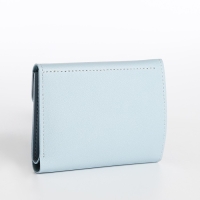 Кошелёк женский на кнопке, цвет голубой Кошелёк женский на кнопке, цвет голубой