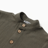 Комплект для мальчика (рубашка, шорты) MINAKU, цвет зеленый, рост 68-74