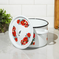 Кастрюля эмалированная «Маки. Мечта», 4,5 л Кастрюля эмалированная «Маки. Мечта», 4,5 л