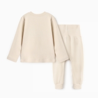 Костюм (штанишки и кофточка) Крошка Я "Новогодние игрушки", рост 62-68 см