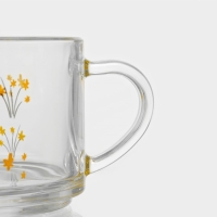 Набор кружек стеклянных «Весна», 2 предмета: 420 мл Набор кружек стеклянных «Весна», 2 предмета: 420 мл