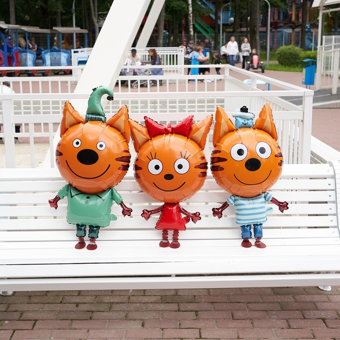 Шар фольгированный 43" &laquo;Три кота. Компот&raquo;, ходячая фигура