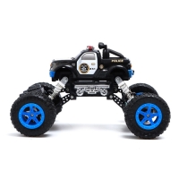 Джип радиоуправляемый &laquo;Полиция&raquo;, работает от аккумулятора, цвет чёрный