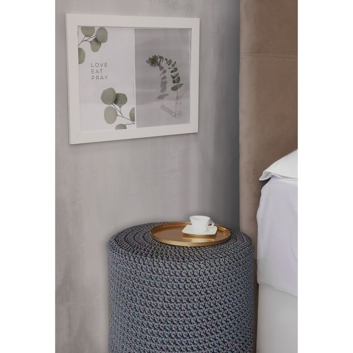 Шнур для вязания 100% полиэфир, ширина 4 мм 50м (чёрный)