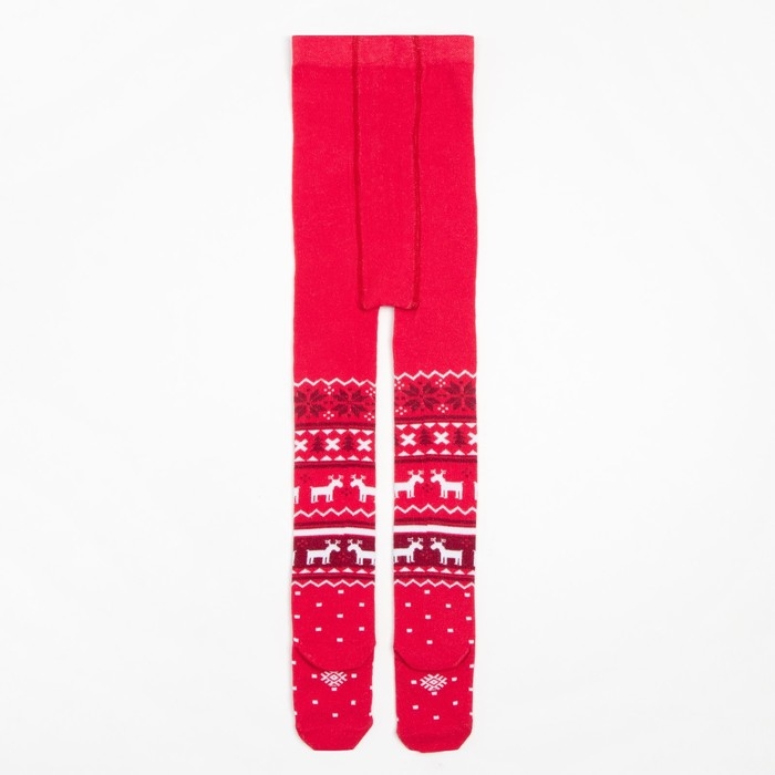 Новый год.Колготки детские KAFTAN "New Year" 104-110 см, красный