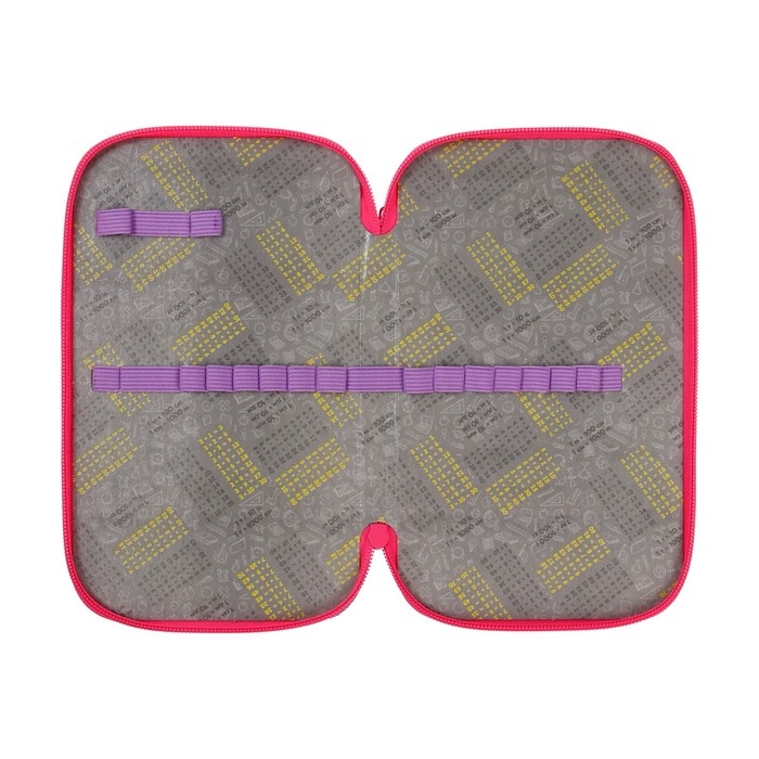 Пенал 2 секции, 125 х 205 х 40 мм, Calligrata 30П26/2 Пенал 2 секции, 125 х 205 х 40 мм, Calligrata 30П26/2 "Пончик", ламинированный картон