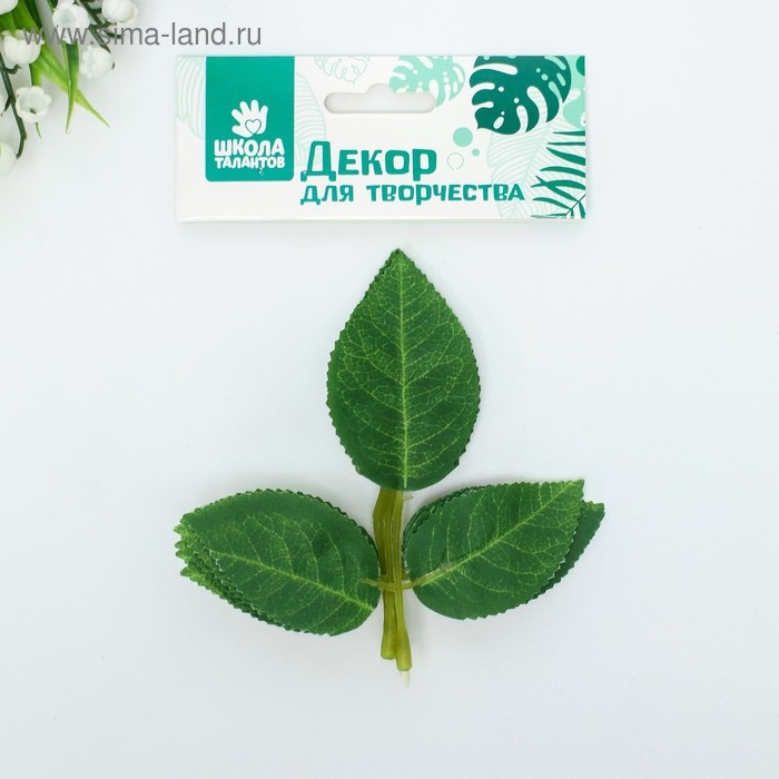 Декор для творчества &laquo;Листья № 9&raquo;, набор 4 шт.