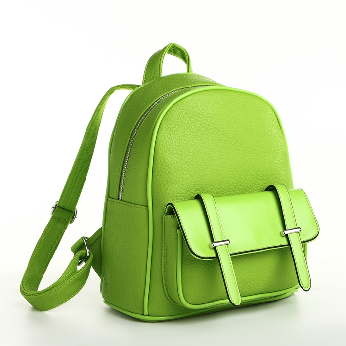 Рюкзак городской на молнии, цвет зелёный Рюкзак городской на молнии, цвет зелёный