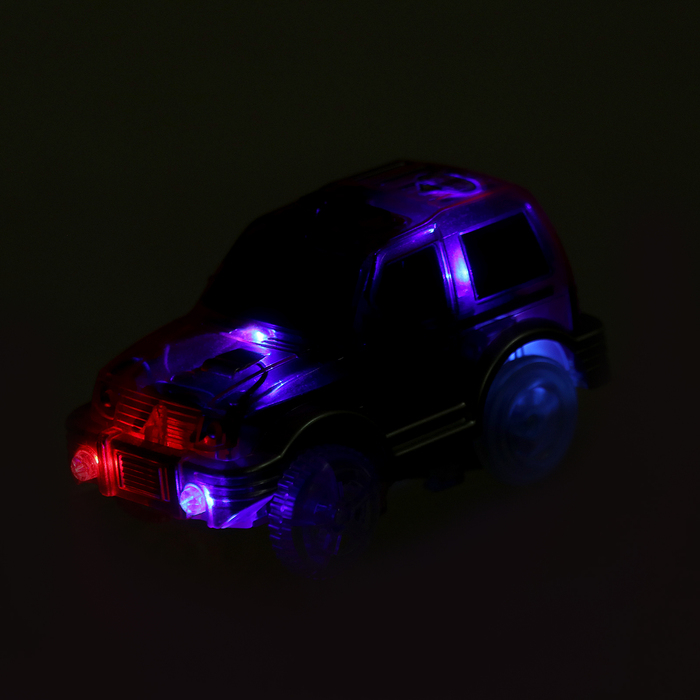 Автотрек &laquo;Магический Трек&raquo;, гибкий, светится в темноте, 126 деталей, лифт