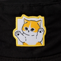 Панама детская &laquo;Кот&raquo;, цвет чёрный, р-р 54