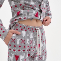 Пижама новогодняя мужская KAFTAN &laquo;Скандинавия&raquo;, размер 50