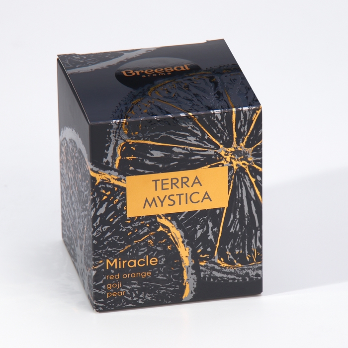 Ароматическая свеча "Breesal, TERRA MYSTICA", Апельсин, Груша, Ягоды