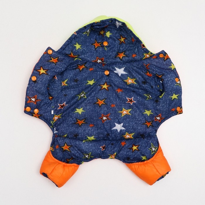 Комбинезон Комбинезон "Эльф", размер 14 (ДС 32 см, ОГ 42 см, ОШ 31 см), салатово-оранжевый