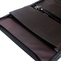 Папка деловая, искусственная кожа, для бумаг, 360 х 260 х 30 мм, ручка-петля "Люкс" коричневая 6Д011 Папка деловая, искусственная кожа, для бумаг, 360 х 260 х 30 мм, ручка-петля "Люкс" коричневая 6Д011