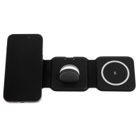 Беспроводное зарядное устройство 3 в 1 A07, 15 W, поддержка MagSafe, складная, чёрная Беспроводное зарядное устройство 3 в 1 A07, 15 W, поддержка MagSafe, складная, чёрная