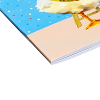 Альбом для рисования А4, 32 листа, на скрепке, GUSSI, обложка мелованный картон, тиснение, блок 100 м/г2, МИКС