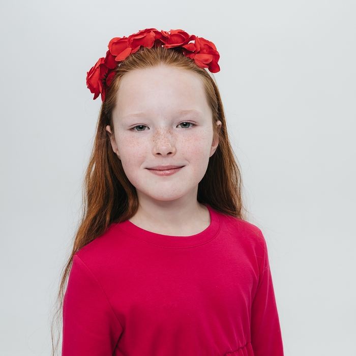 Карнавальный ободок &laquo;Красные розы&raquo;