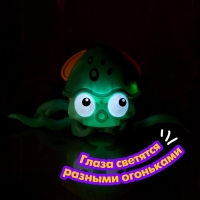 Каталка музыкальная «Осьминог», свет, звук, цвет бирюзовый Каталка музыкальная «Осьминог», свет, звук, цвет бирюзовый