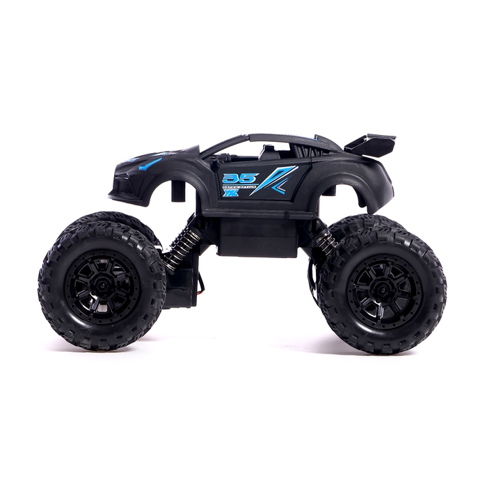 Джип радиоуправляемый &laquo;Покоритель&raquo;, управление с телефона, работает от аккумулятора, цвет чёрный