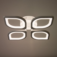 Люстра "Кацу" LED 80W 3000-6500K ПДУ белый 57,5х57,5х7,5см Люстра "Кацу" LED 80W 3000-6500K ПДУ белый 57,5х57,5х7,5см