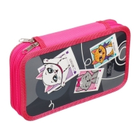 Пенал 2 секции, 125 х 205 х 40 мм, Calligrata 30П26/2 "Котята", ламинированный картон Пенал 2 секции, 125 х 205 х 40 мм, Calligrata 30П26/2 "Котята", ламинированный картон