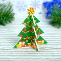 3D Конструктор фигурки &laquo;Сани Деда Мороза&raquo;