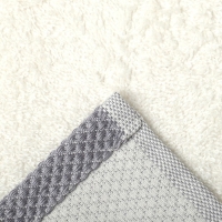 Полотенце махровое Love Life "Honey" 50*90 см, молочный, серый, 100% хл, 450 гр/м2