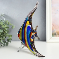 Сувенир стекло "Рыбка клоун" под муранское стекло 22х7х25 см Сувенир стекло "Рыбка клоун" под муранское стекло 22х7х25 см