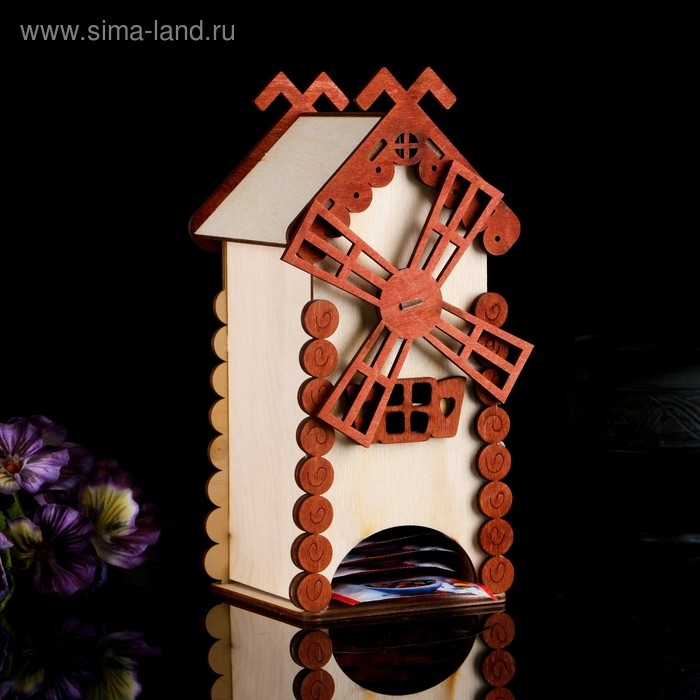 Чайный домик "Старая мельница", 10&times;10&times;21,5 см