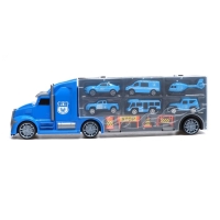 Грузовик &laquo;Перевозчик&raquo;, в комплекте 6 машин и дорожные знаки