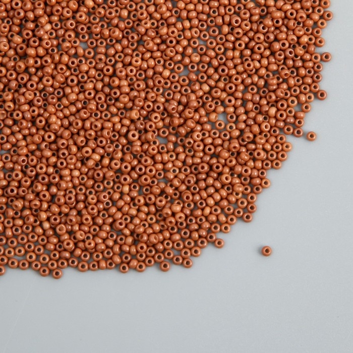 Бисер стекло 12/0 "Терракотовый" ровный №700 450 гр