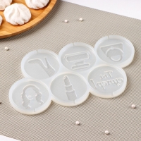 Силиконовый молд для леденцов и шоколада &laquo;Женский набор&raquo;, 22&times;11 см, ячейка d=6 см, цвет прозрачный