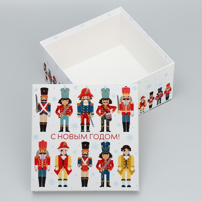 Коробка подарочная &laquo;Щелкунчик&raquo;, 22 х 22 х 12 см, Новый год