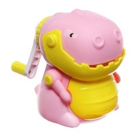 Точилка механическая с контейнером "Дракон" розовый Точилка механическая с контейнером "Дракон" розовый