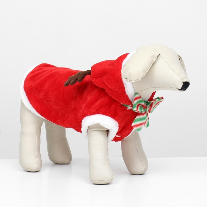 Костюм Костюм "Новогодний с рожками", размер XS (ДС 20, ОГ 30 см)