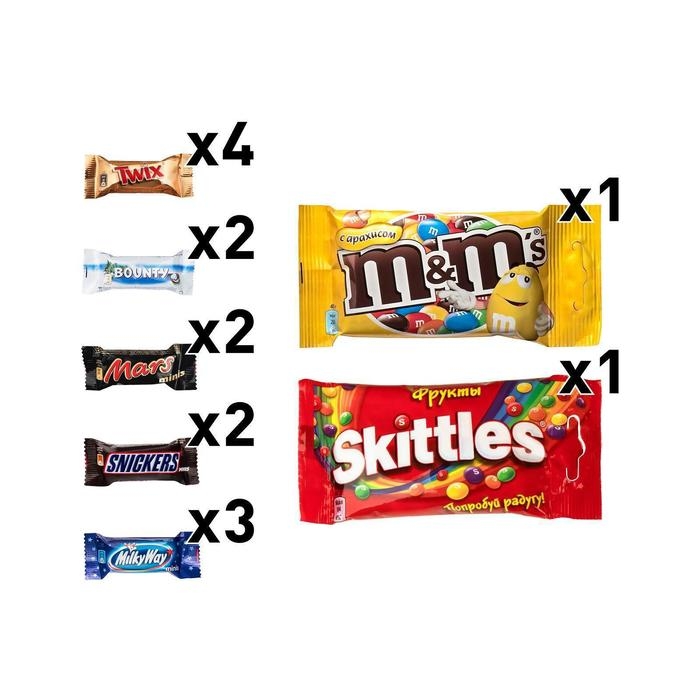 Новогодний подарок M&M`s &laquo;Дом с окошками&raquo; 249 г