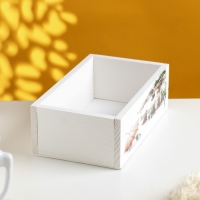 Кашпо флористическое деревянное " ПРОВАНС №12" 24,5х14,5х8 см