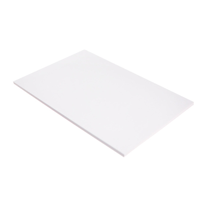 Бумага для акварели, пастели А4, 20 листов, блок 200 г/м2, в папке, МИКС