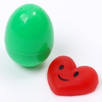 Антистресс сквиш мялка с сюрпризом «Сердце» в яйце, в шоубоксе Антистресс сквиш мялка с сюрпризом «Сердце» в яйце, в шоубоксе