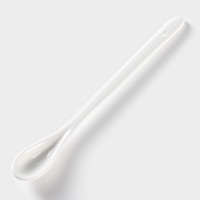 Банка для хранения сыпучих продуктов с ложкой BellaTenero, 750 мл, 14,5&times;11 см, с бамбуковой крышкой, фарфоровые, цвет белый