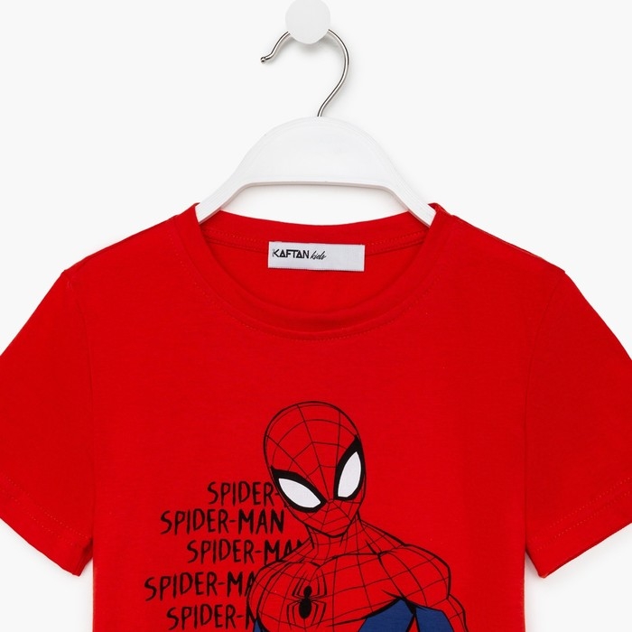 Футболка MARVEL "Spider man hero", рост 110-116 (32), красный