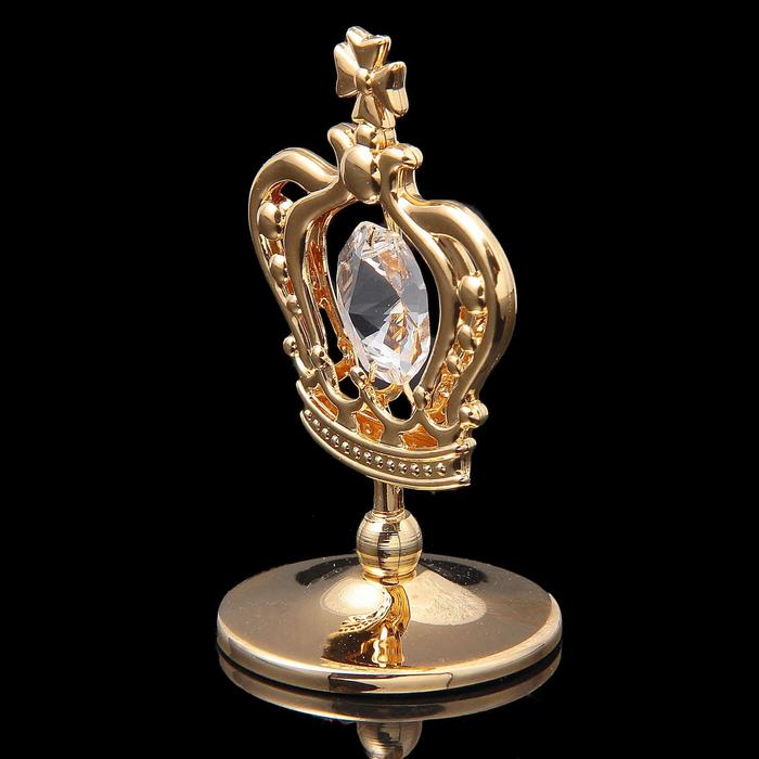 Сувенир &laquo;Корона&raquo;, 3&times;3,5&times;5,5 см, с кристаллами