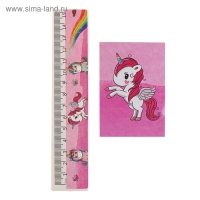 Набор настольный детский "Единорог" (подставка+2 карандаша+линейка+точилка+ластик+блокнот 8 листов) Набор настольный детский "Единорог" (подставка+2 карандаша+линейка+точилка+ластик+блокнот 8 листов)