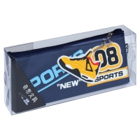 Пенал школьный на молнии "Спорт", микс Пенал школьный на молнии "Спорт", микс