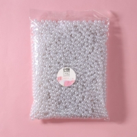 Жемчуг пришивной, d = 6 мм, 250 г, цвет белый Жемчуг пришивной, d = 6 мм, 250 г, цвет белый