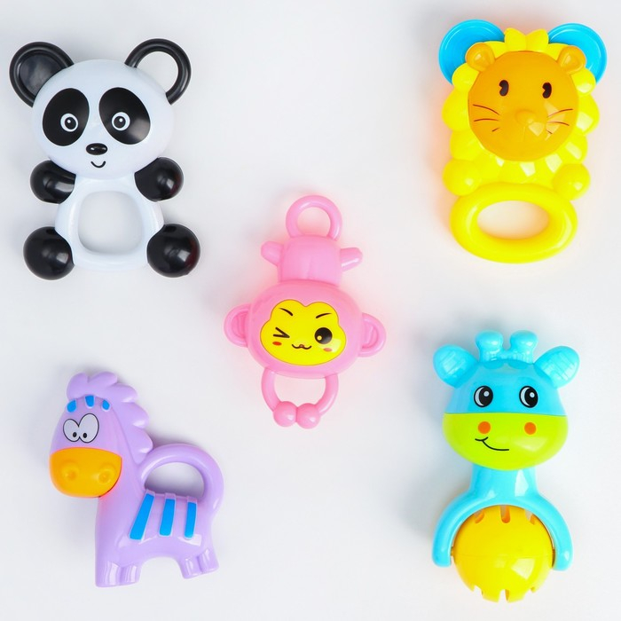 Набор погремушек &laquo;Игрушки малыша&raquo;, 5 шт