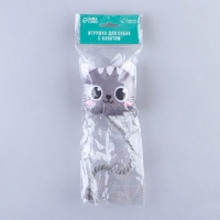 Игрушка для собак &laquo;Котик&raquo;, с канатом