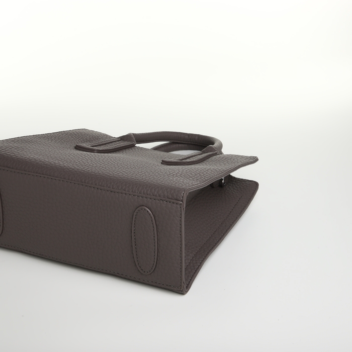 Сумка женская на молнии, TEXTURA, средний размер, цвет коричневый